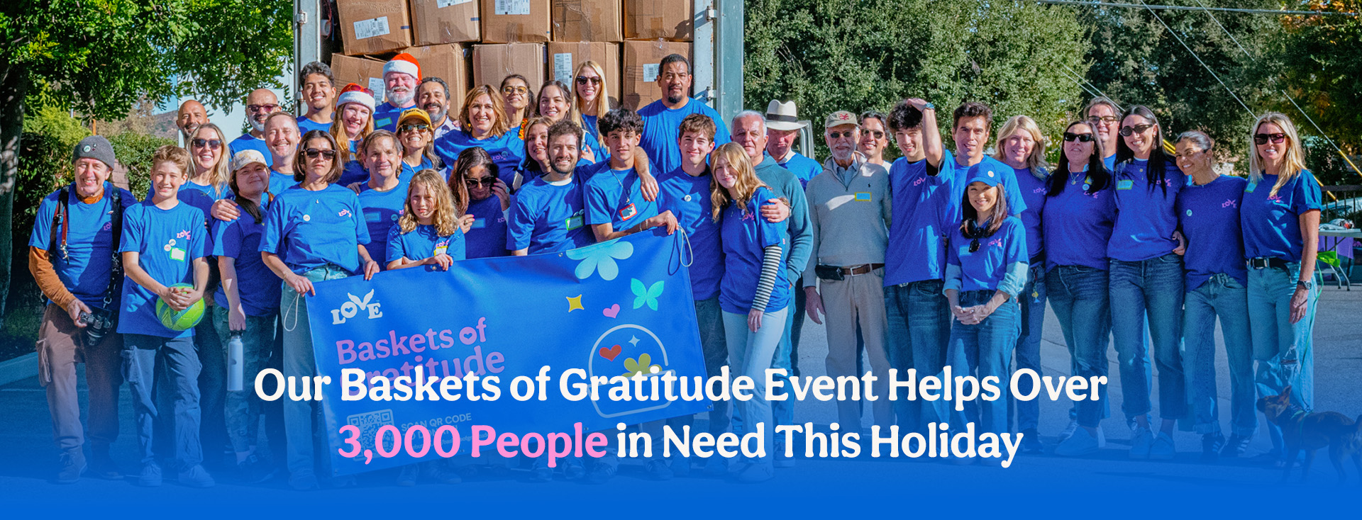 Our Baskets of Gratitude Event Helps Over 3,000 People in Need This Holiday