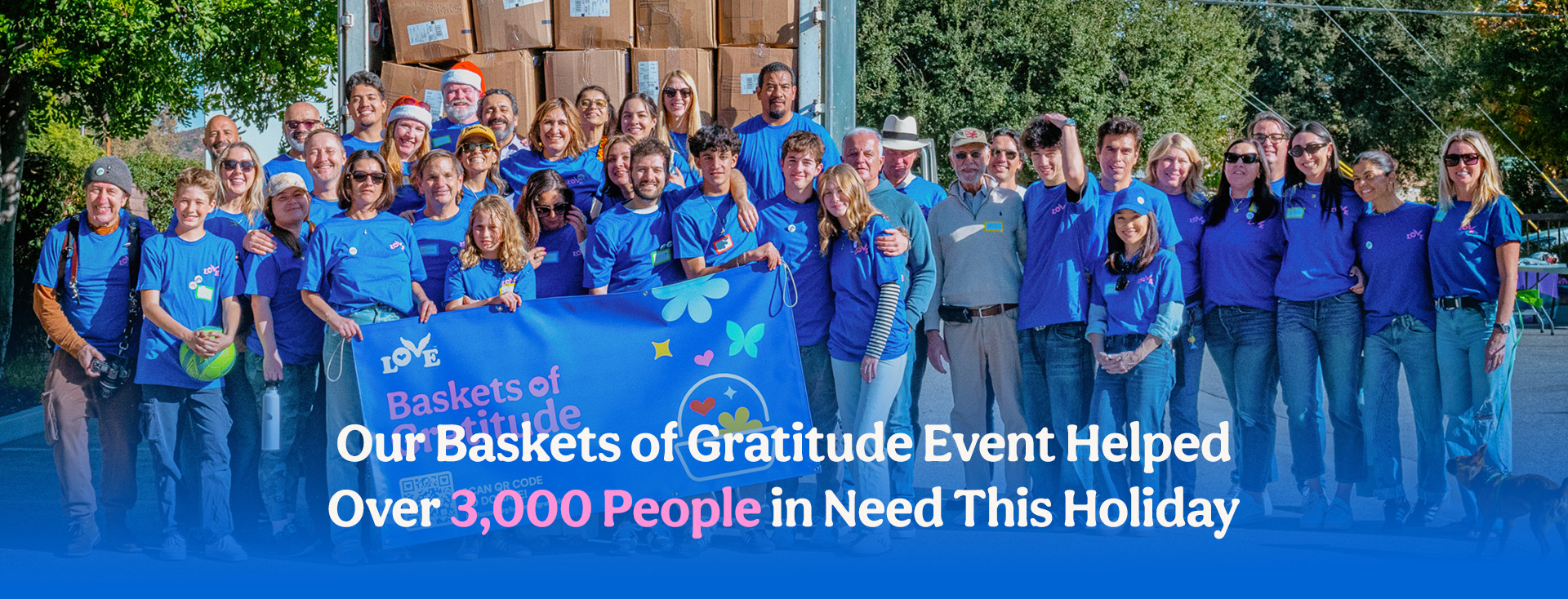 Our Baskets of Gratitude Event Helps Over 3,000 People in Need This Holiday